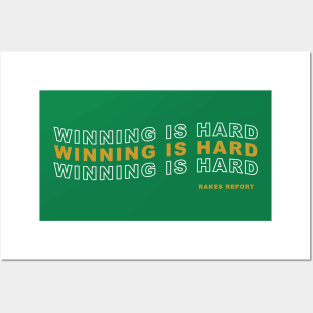 Winning Is Hard Tri Posters and Art